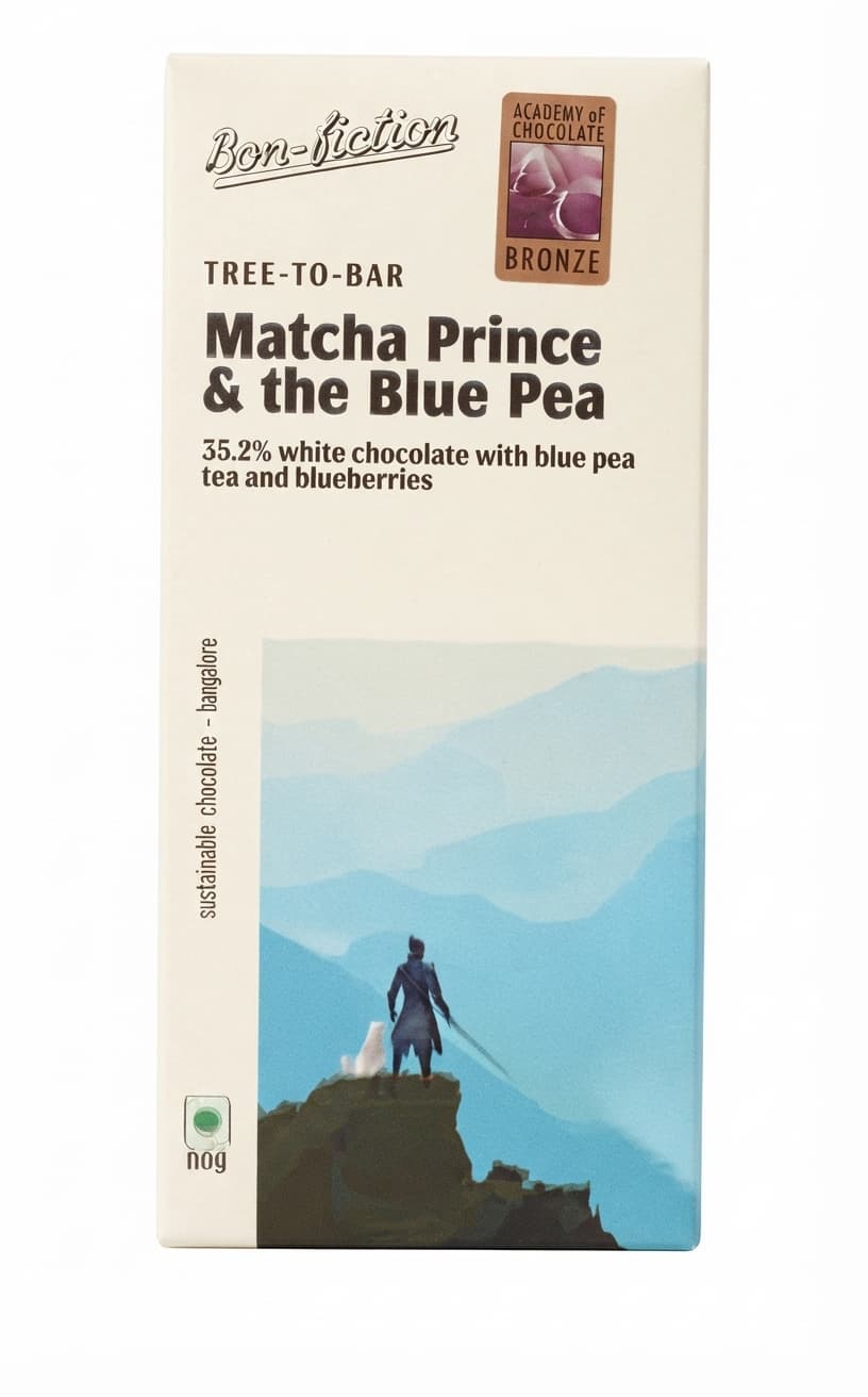 Matcha Prince & the Blue Pea by Bon-Fiction, India 35.2%