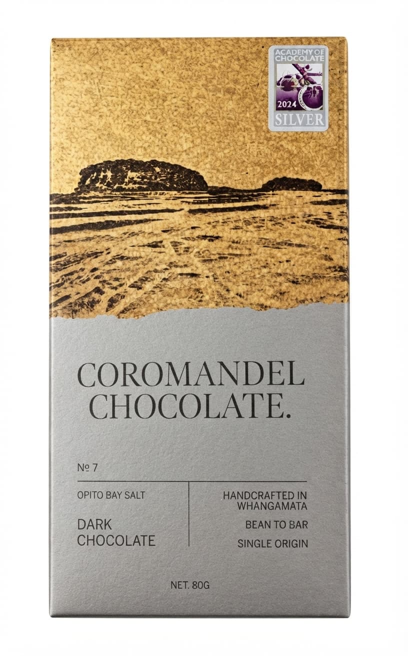 No. 7 Opito Bay Salt by Coromandel Chocolate, Vanuatu 72%