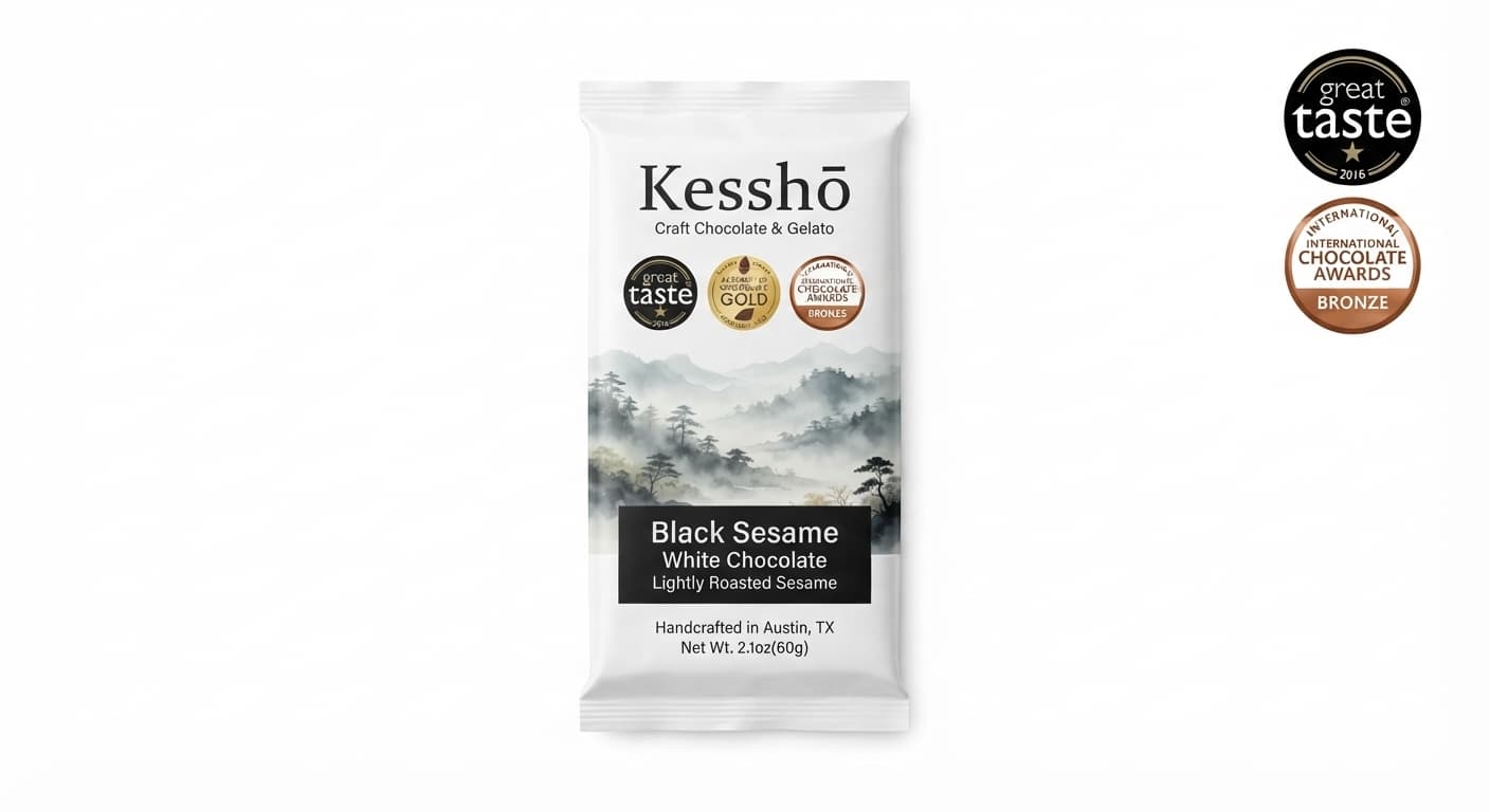 Black Sesame White by Kessho, Peru