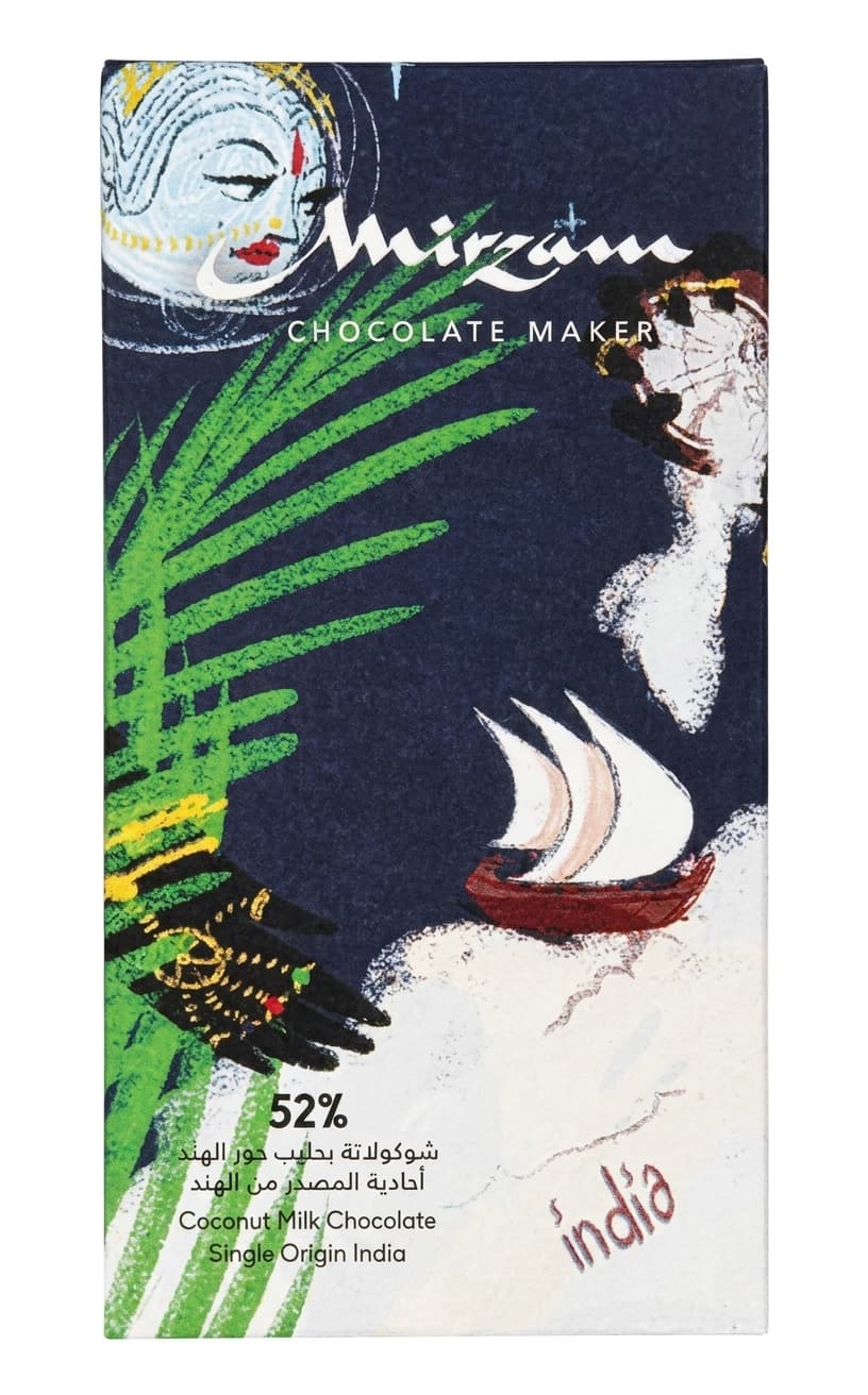 Coconut Milk India 52% 52% milk bar packaging by Mirzam