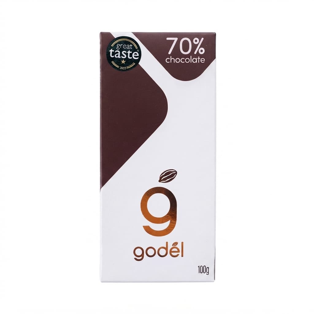 70% chocolate bar chocolate bar packaging by godél