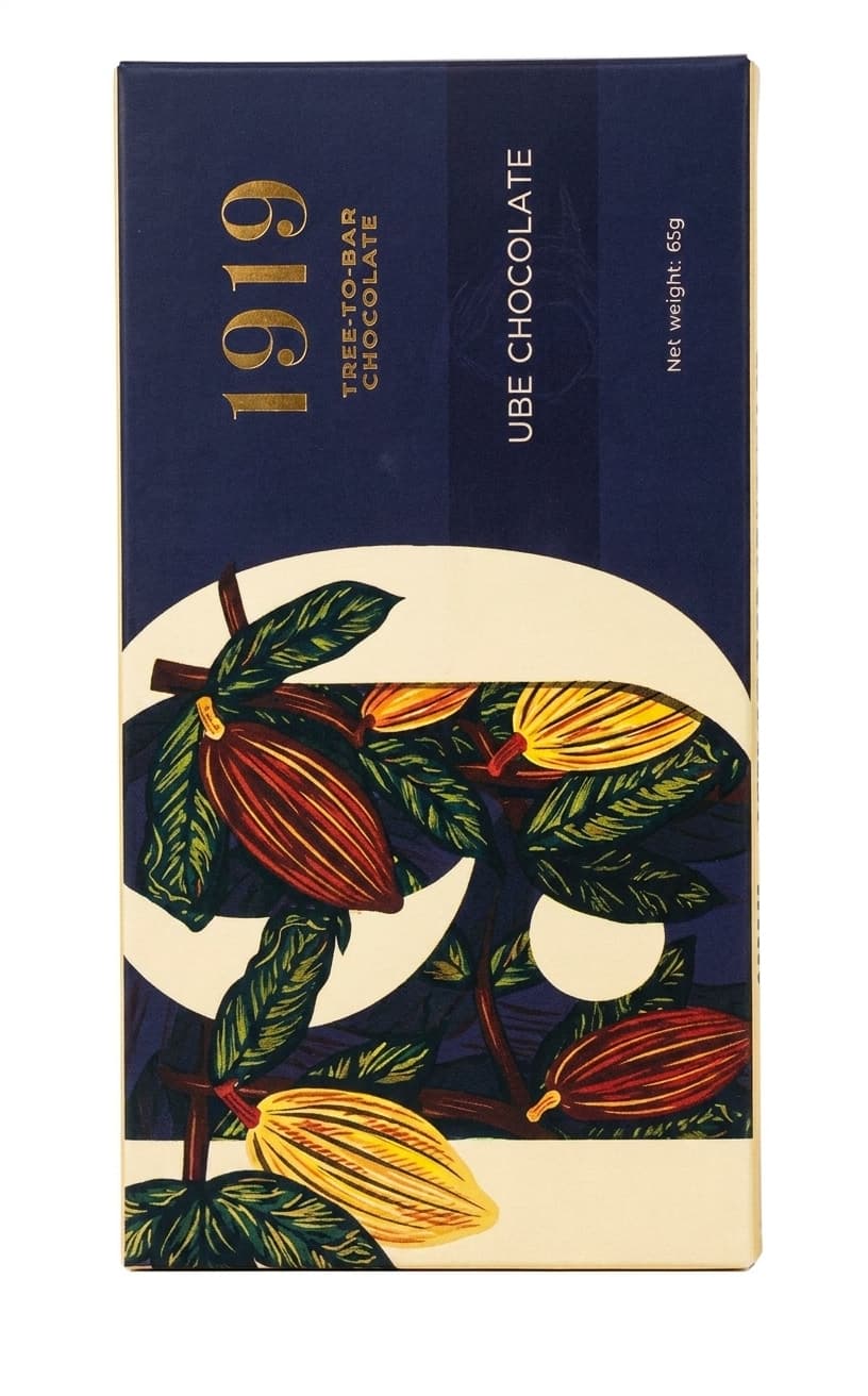 Ube null% white bar packaging by 1919