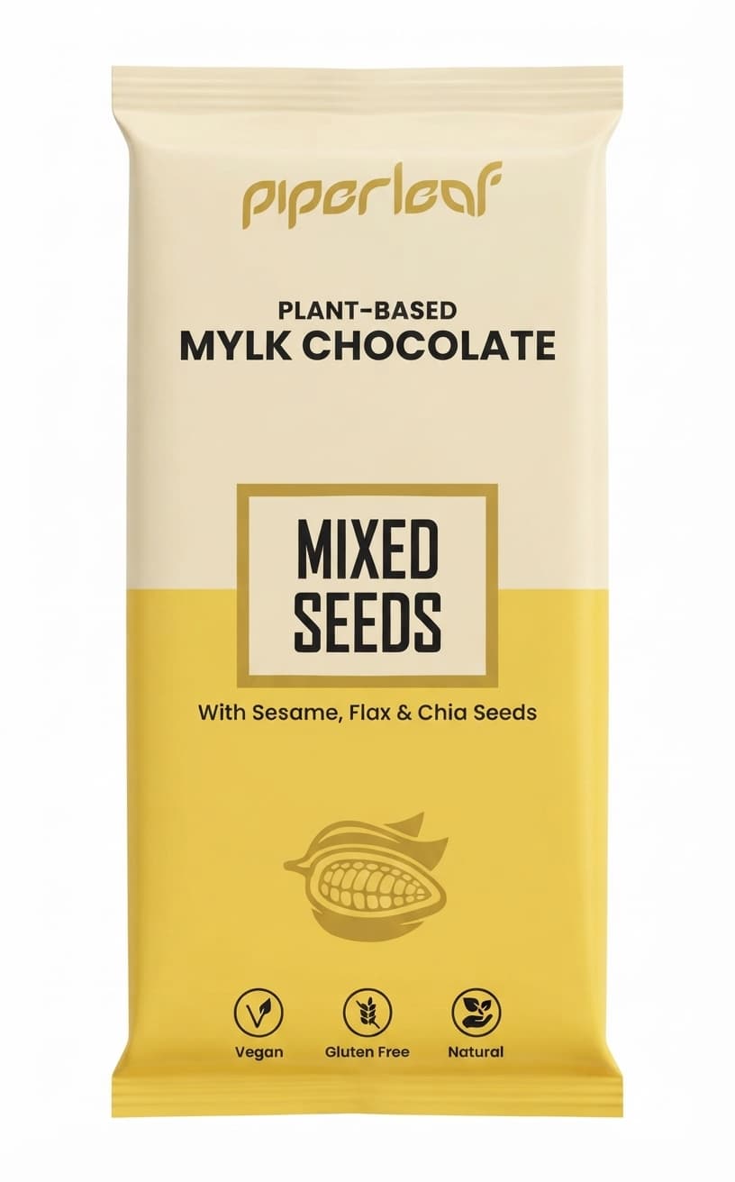 Mixed Seeds Mylk null% milk bar packaging by Piperleaf