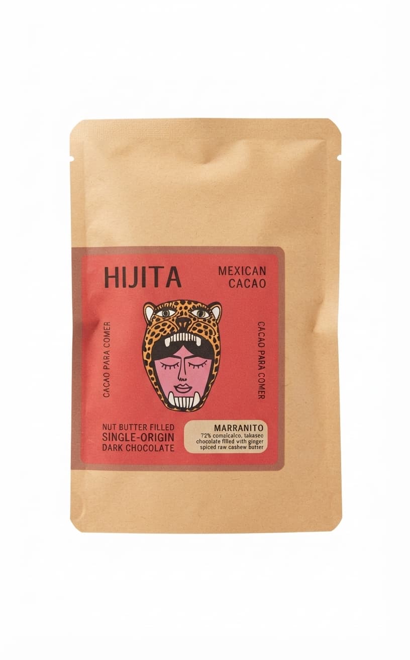Marranito Spice 70% 70% dark bar packaging by Hijita
