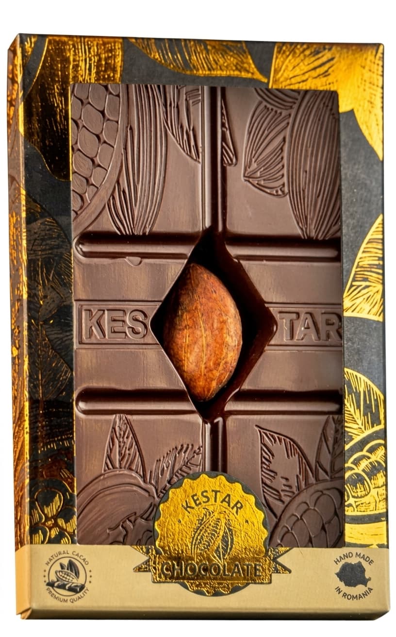 Thailand Chanthaburi 70% 70% dark bar packaging by Kestar Chocolate