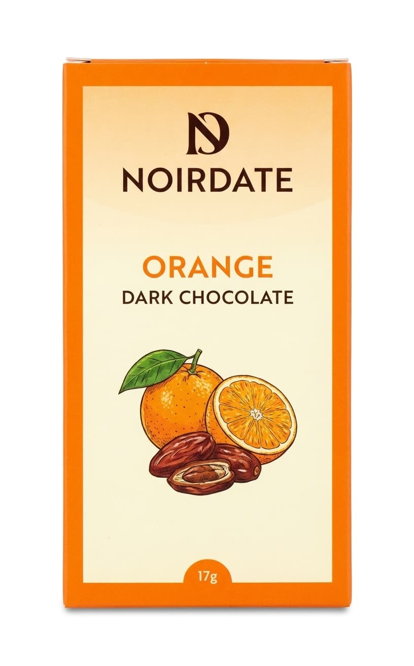 Orange Dark 58% 58% dark bar packaging by Noirdate