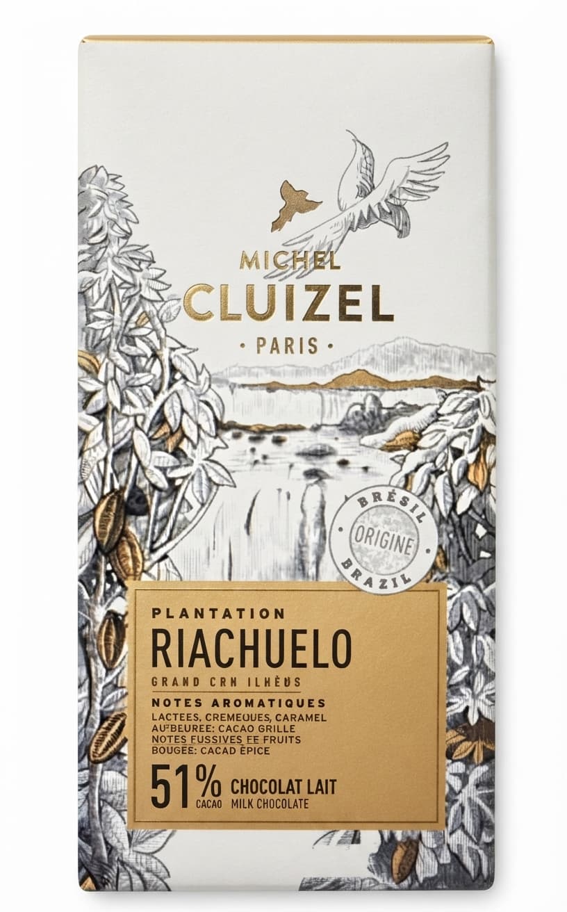 Riachuelo 51% 51% milk bar packaging by Cluizel