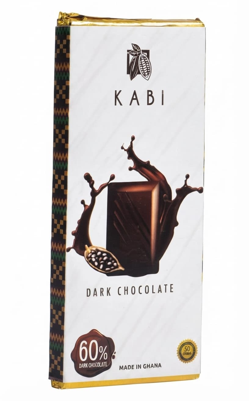 60% 60% dark bar packaging by KABI