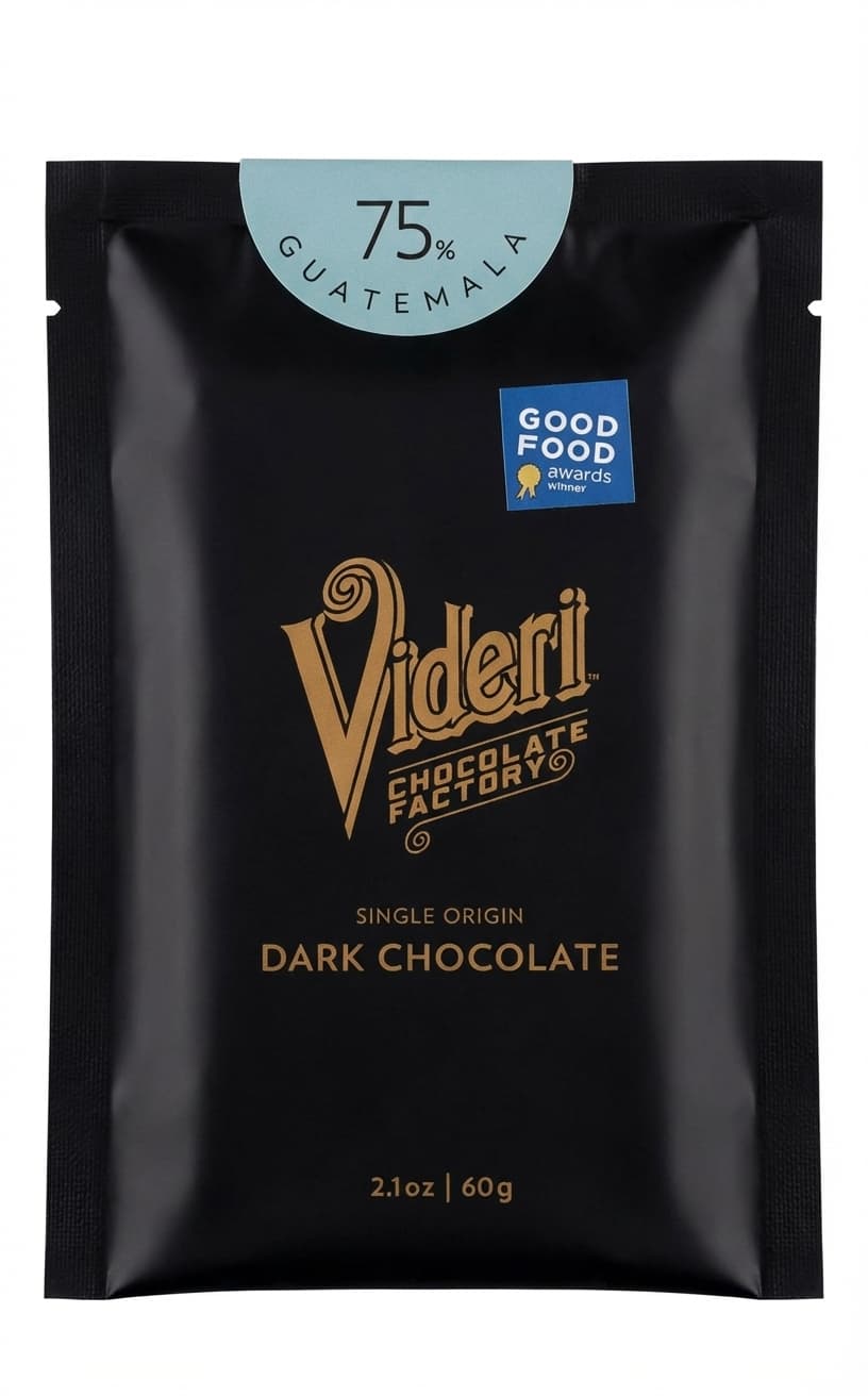 Guatemala 75% 75% dark bar packaging by Videri