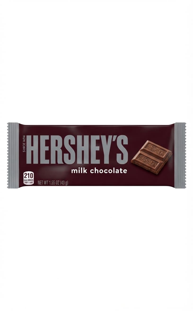 Milk Chocolate null% milk bar packaging by Hershey's