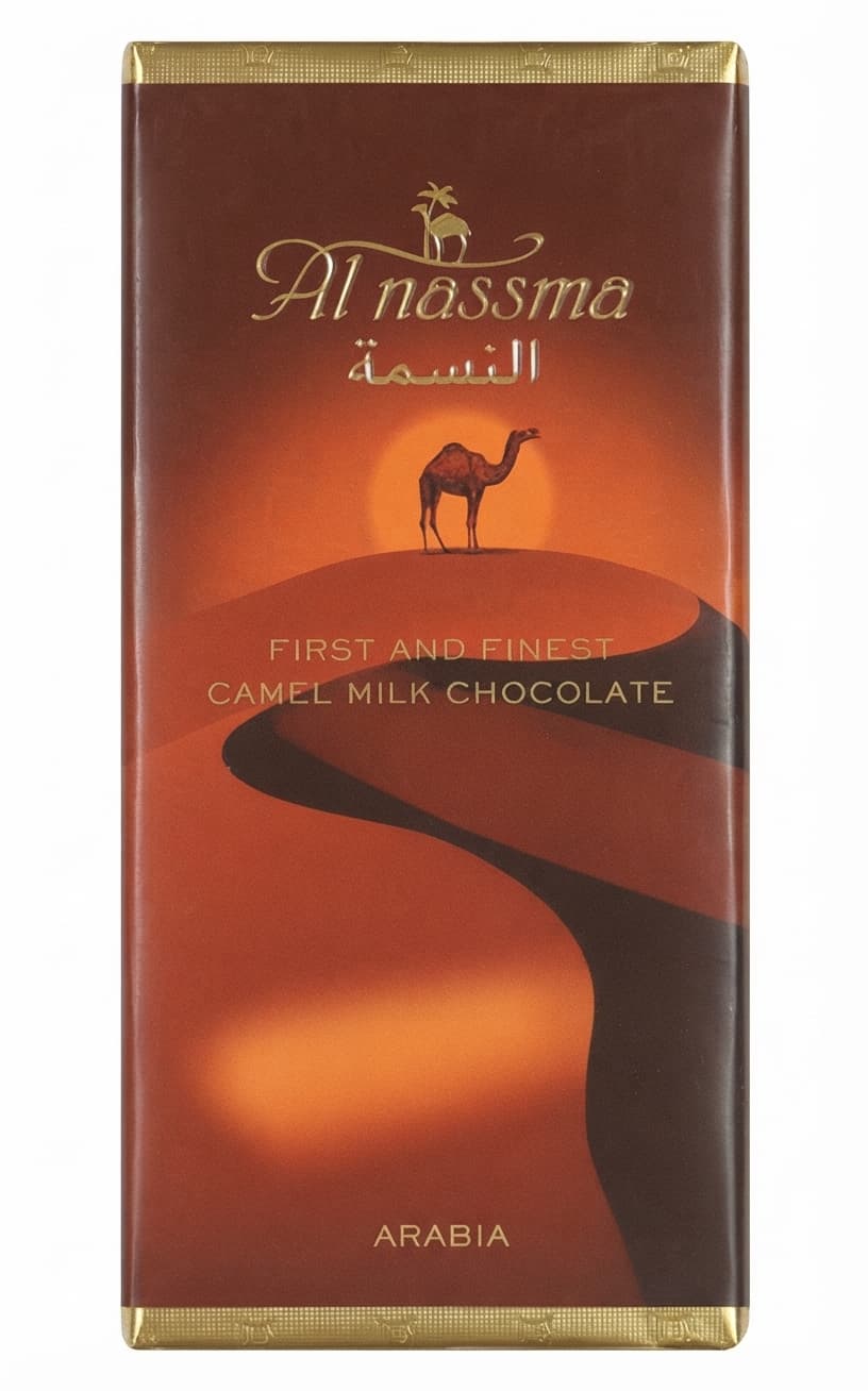 Arabia 36% 36% milk bar packaging by Al Nassma