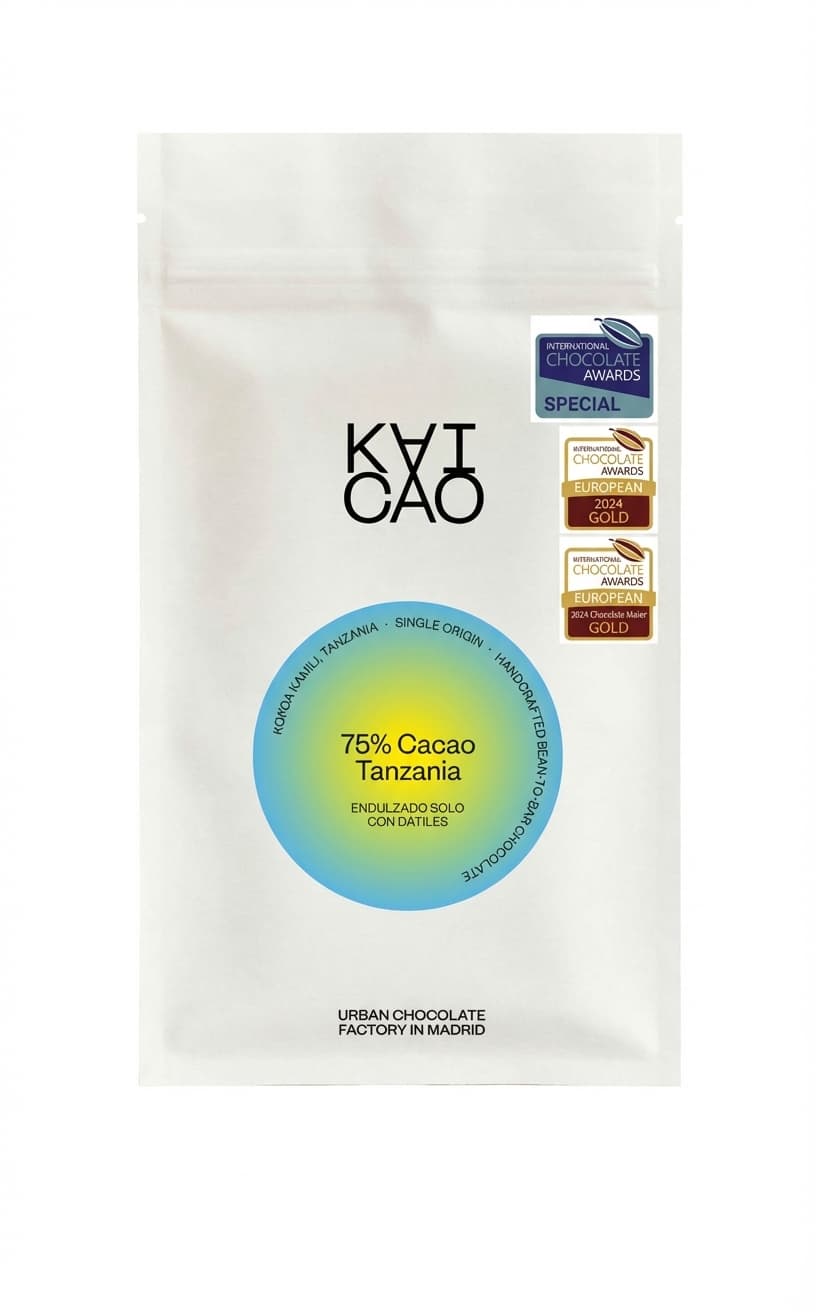 75% Tanzania 75% dark bar packaging by KAICAO