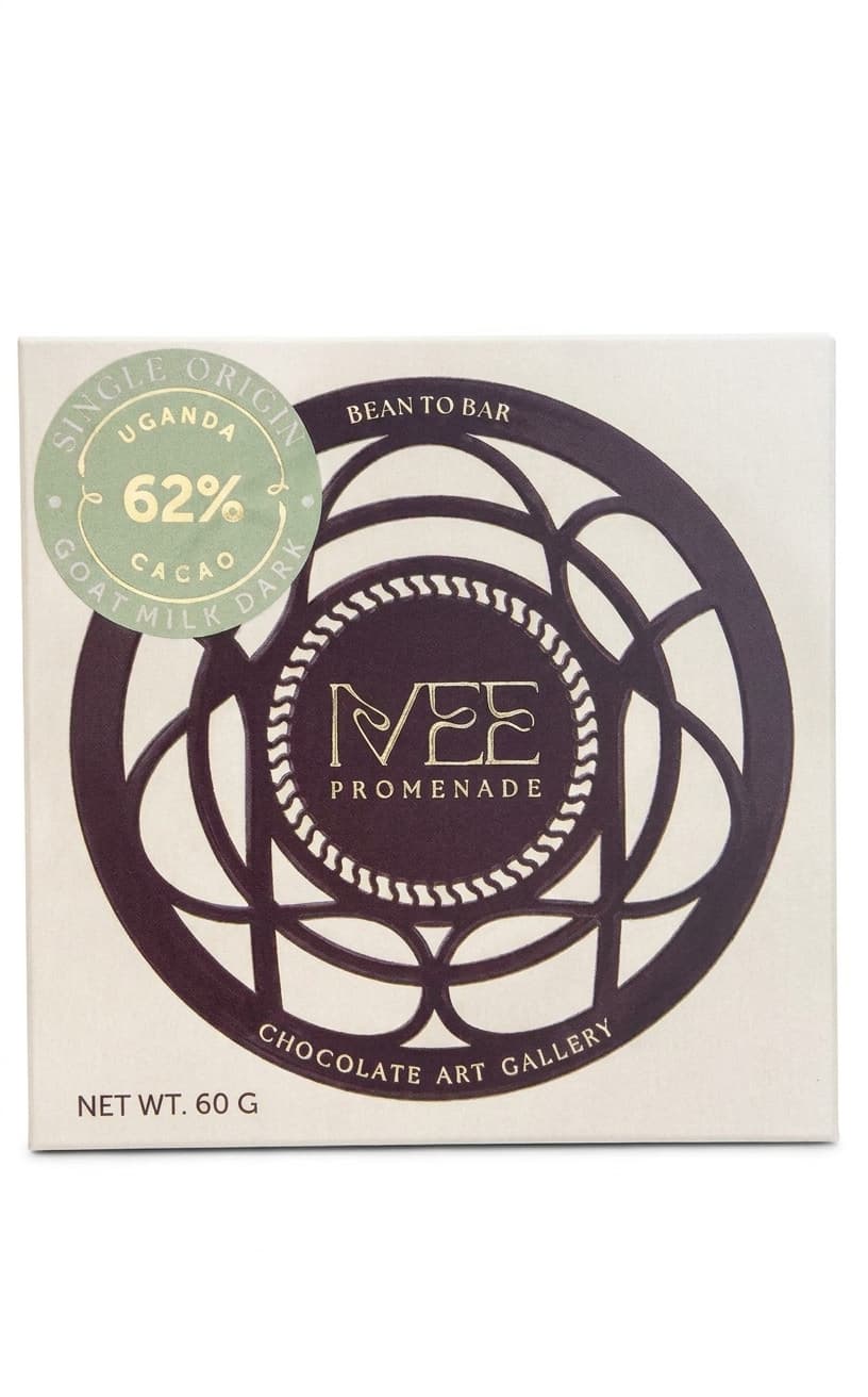 Uganda 62% 62% milk bar packaging by Ivee Promenade