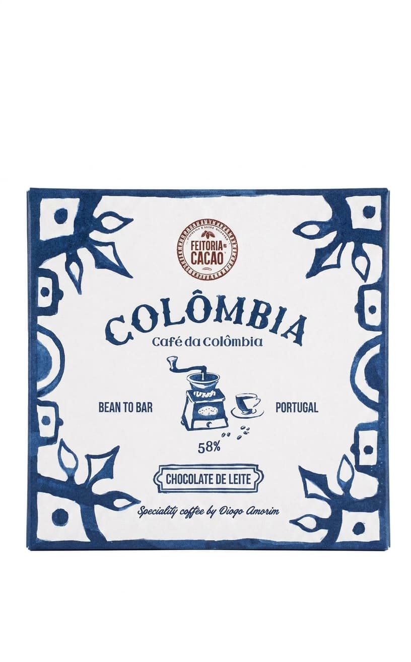 Colômbia Café da Colômbia 58% 58% milk bar packaging by Feitoria do Cacao