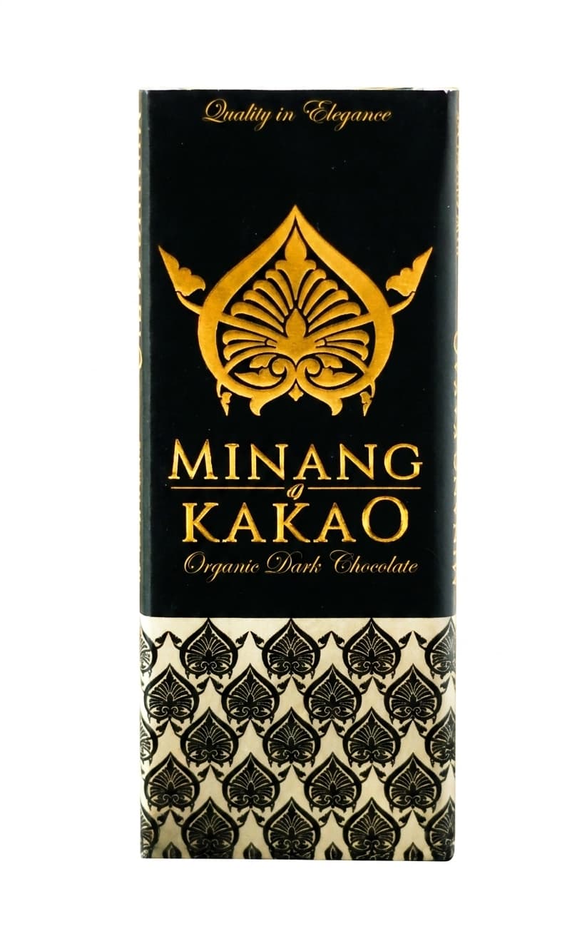 West Sumatra 70% 70% dark bar packaging by MINANG KAKAO
