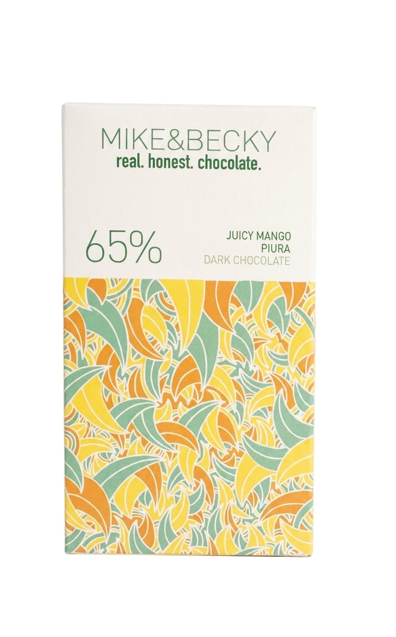 Juicy Mango 65% 65% dark bar packaging by MIKE&BECKY