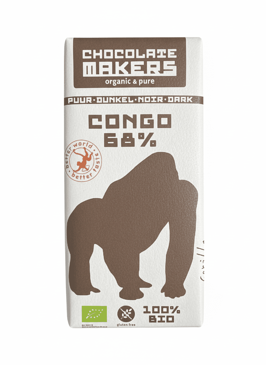Congo 68% 68% dark bar packaging by undefined