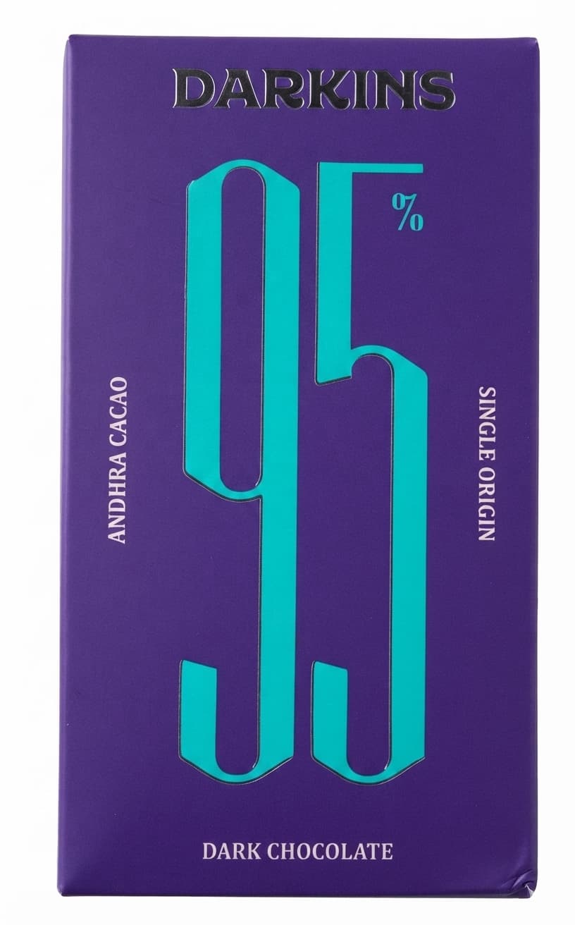 Andhra 95% 95% dark bar packaging by Darkins