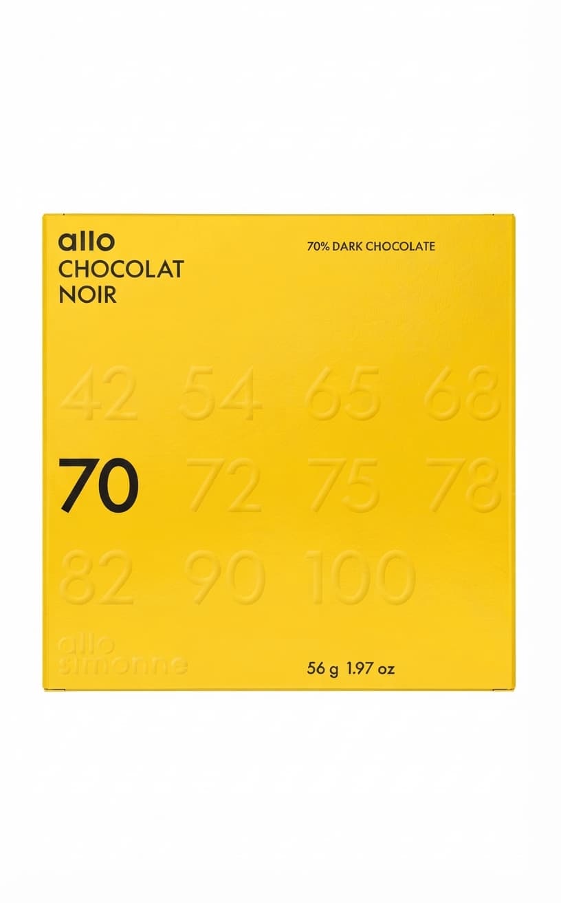 Cotabato Philippines 70% 70% dark bar packaging by Allo Simonne