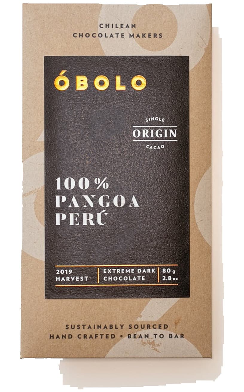 Pangoa Perú 100% 100% dark bar packaging by ÓBOLO