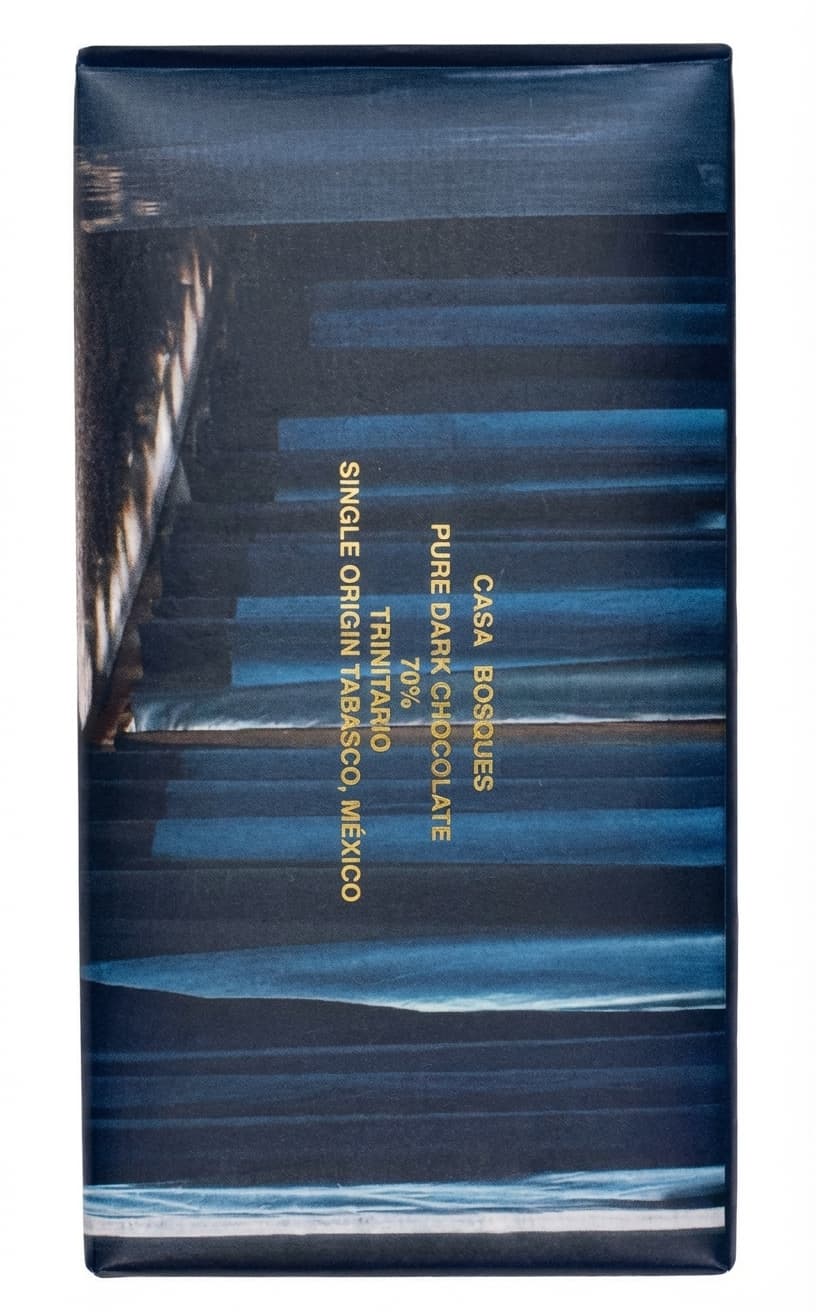 Trinitario 70% 70% dark bar packaging by Casa Bosques