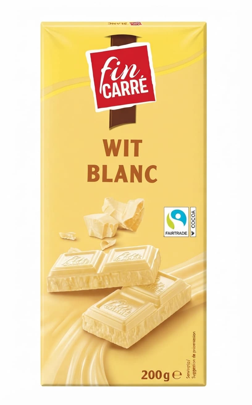 Wit Blanc white bar packaging by Fin Carré