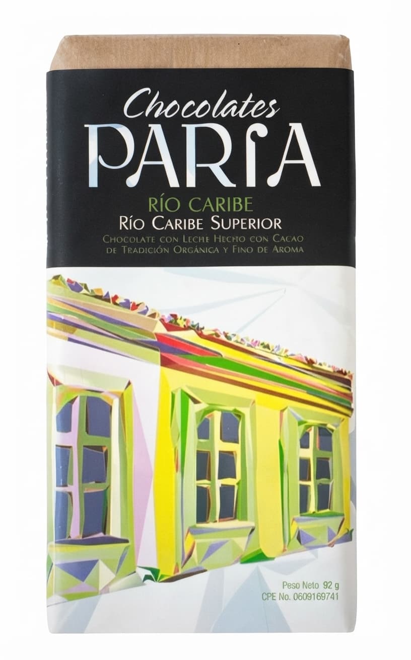 Río Caribe Superior null% milk bar packaging by Chocolates Paria