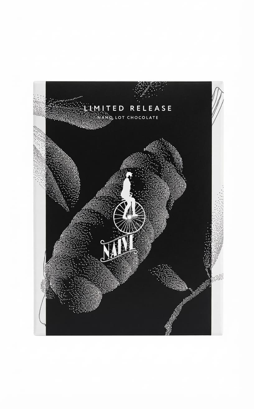 Cori Warmi Vrae-99 70% 70% dark bar packaging by Naive