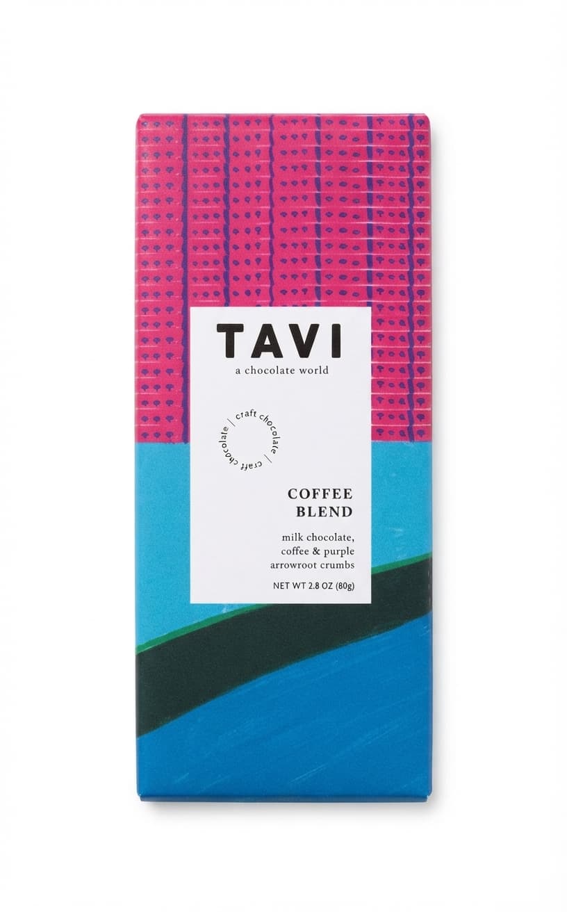 Coffee Blend null% milk bar packaging by TAVI