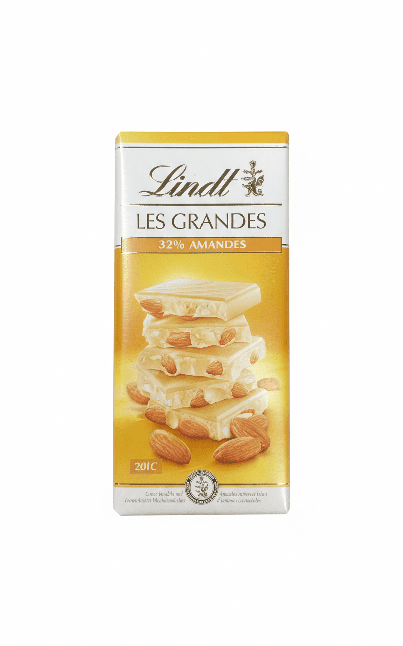 Les Grandes White Almond 30% white bar packaging by undefined
