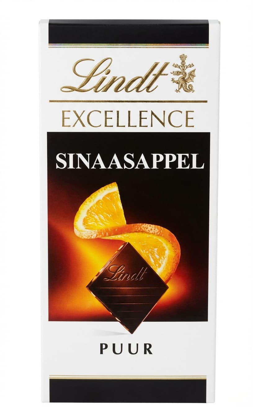 Excellence Orange 47% dark bar packaging by Lindt