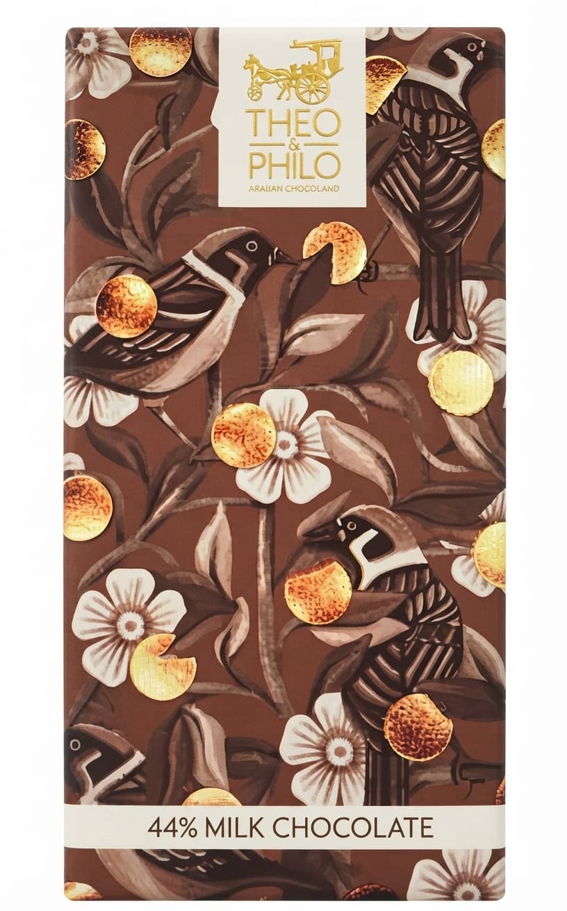 44% Milk 44% milk bar packaging by Theo & Philo
