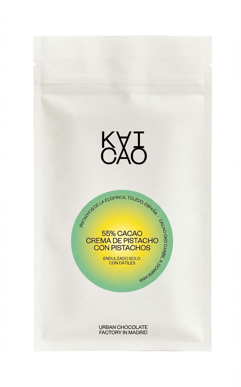 55% Crema de Pistacho 55% milk bar packaging by KAICAO