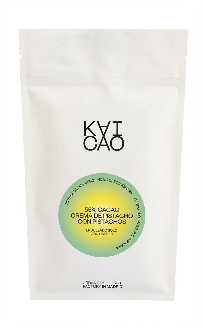 Crema de Pistacho 55% milk bar packaging by KAICAO