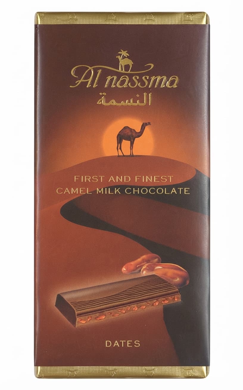 Dates 36% 36% milk bar packaging by Al Nassma