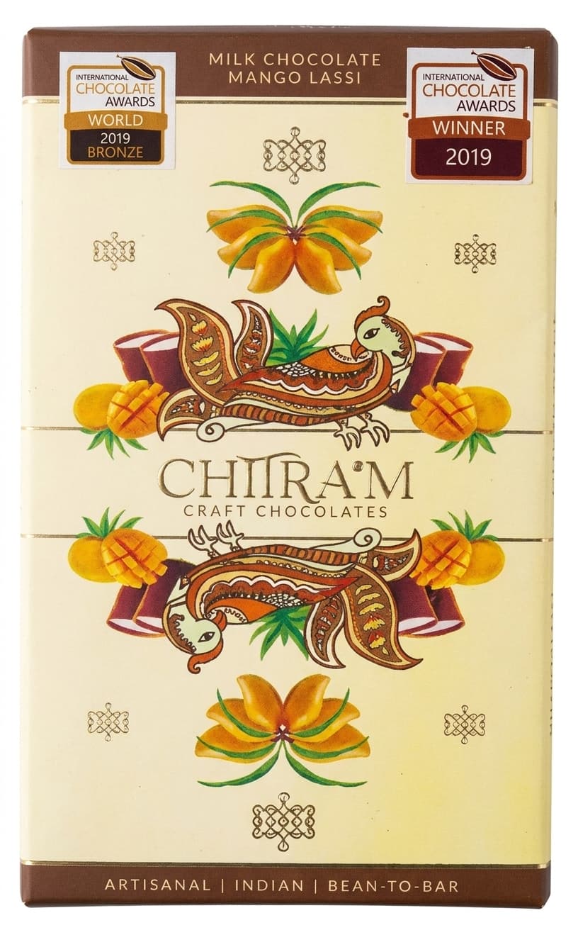 Mango Lassi Milk null% milk bar packaging by Chitra'm