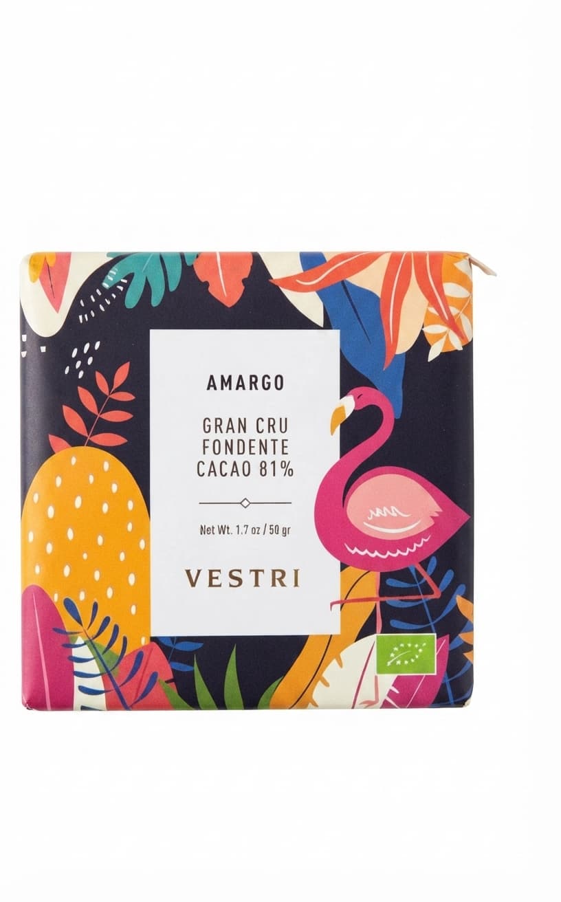 Amargo Gran Cru 81% 81% dark bar packaging by Vestri