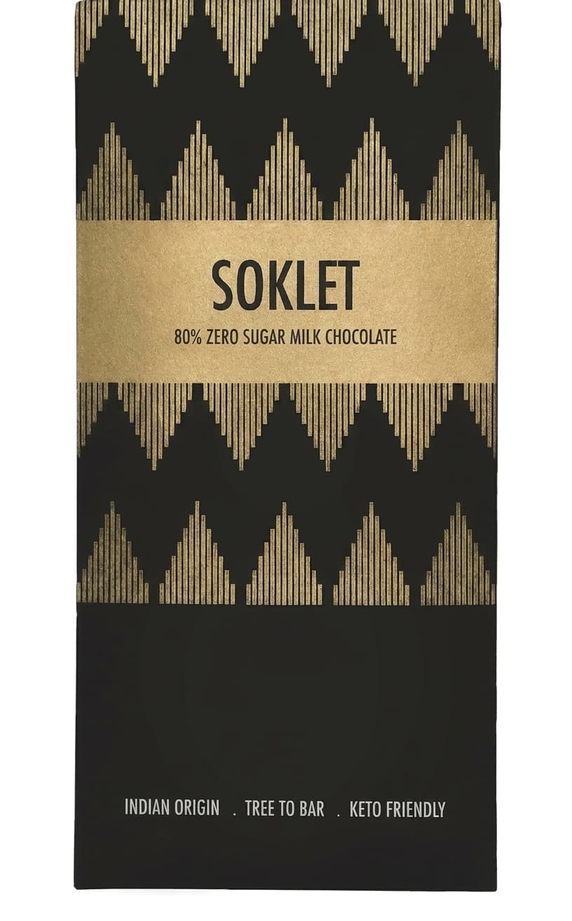 Zero Sugar Milk 80% 80% milk bar packaging by Soklet