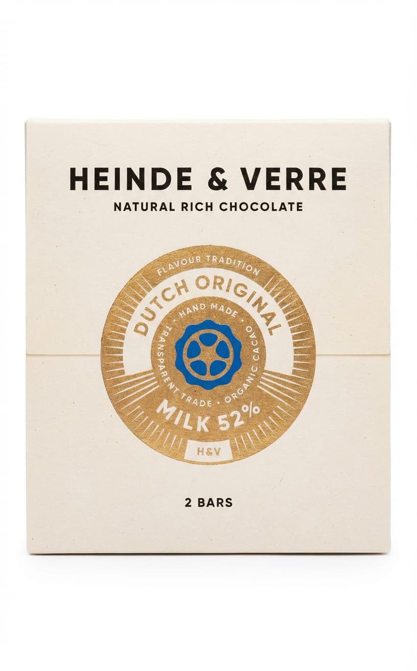 Dutch Original Milk 52% 52% milk bar packaging by undefined