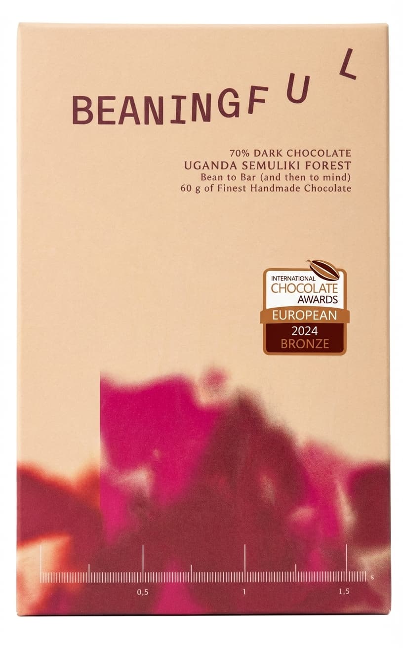 70% Dark 70% dark bar packaging by Beaningful