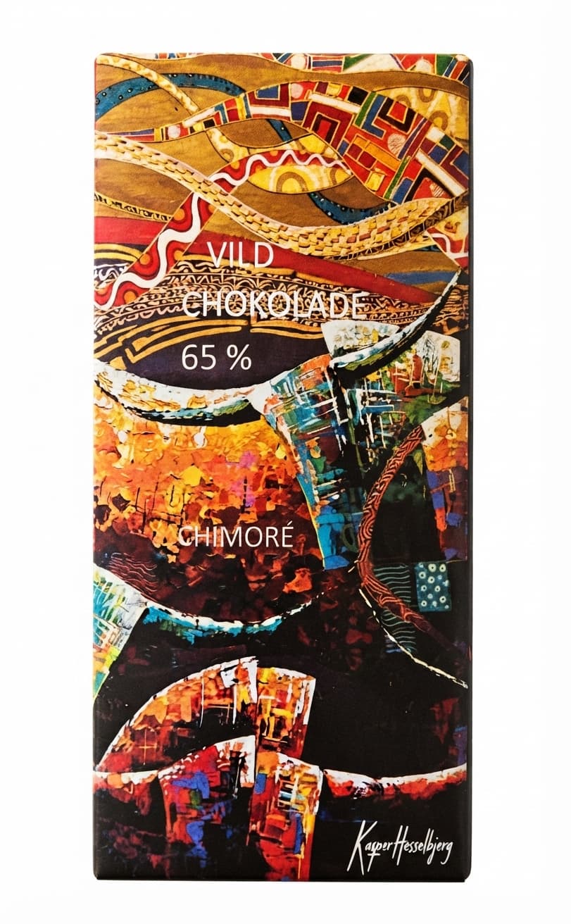 Chimoré 65% 65% dark bar packaging by food by nature