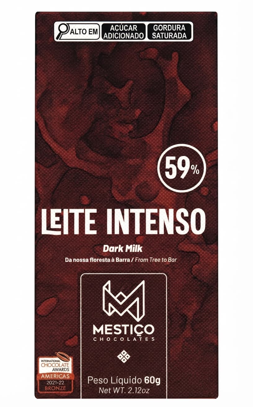 Leite 59% 59% milk bar packaging by Mestiço