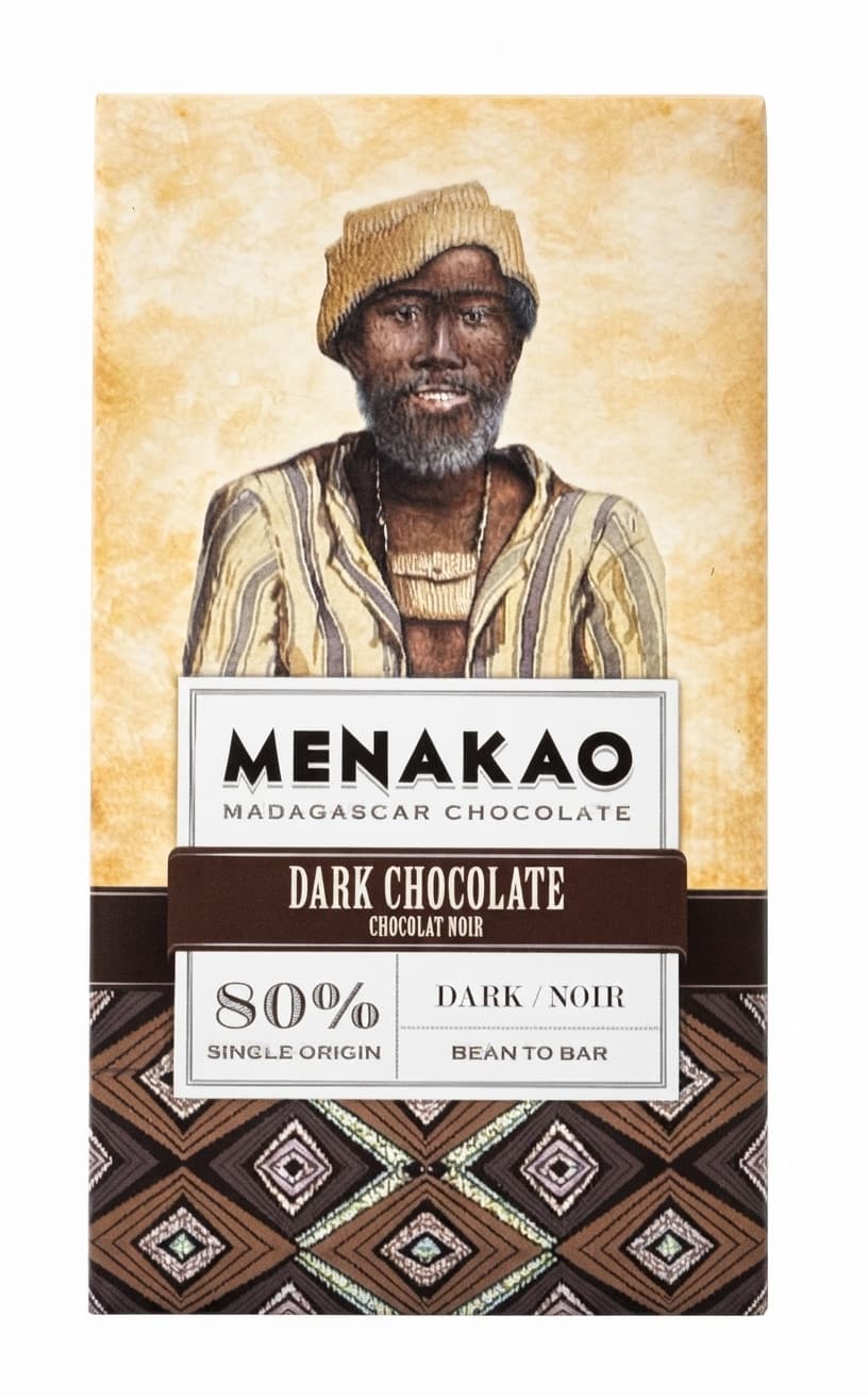 80% 80% dark bar packaging by Menakao