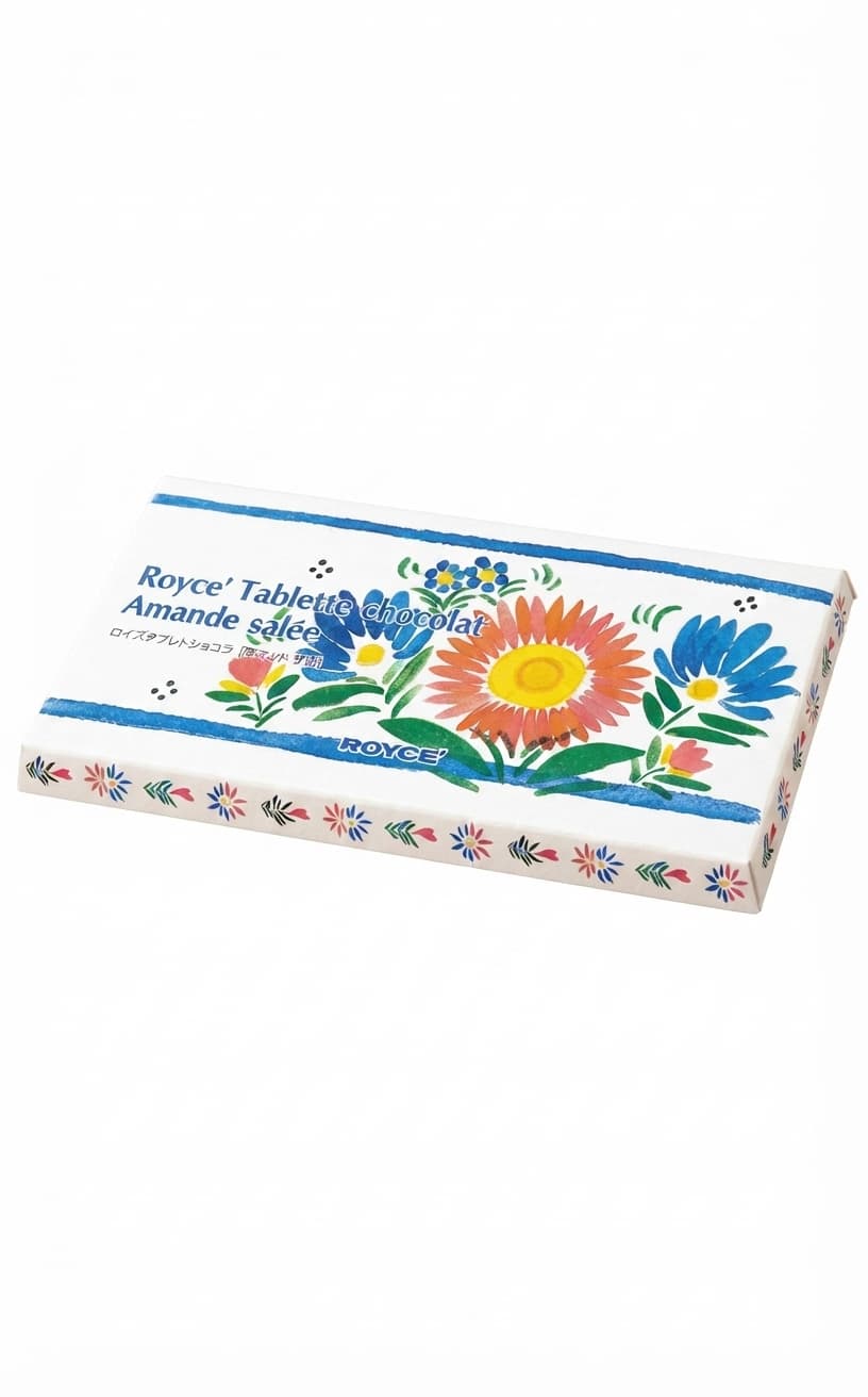 Amande Salée null% milk bar packaging by Royce'