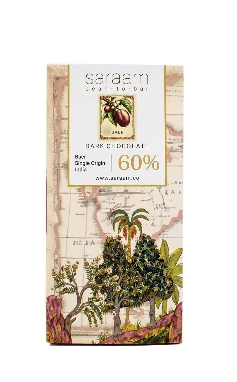 Baer 60% 60% dark bar packaging by Saraam