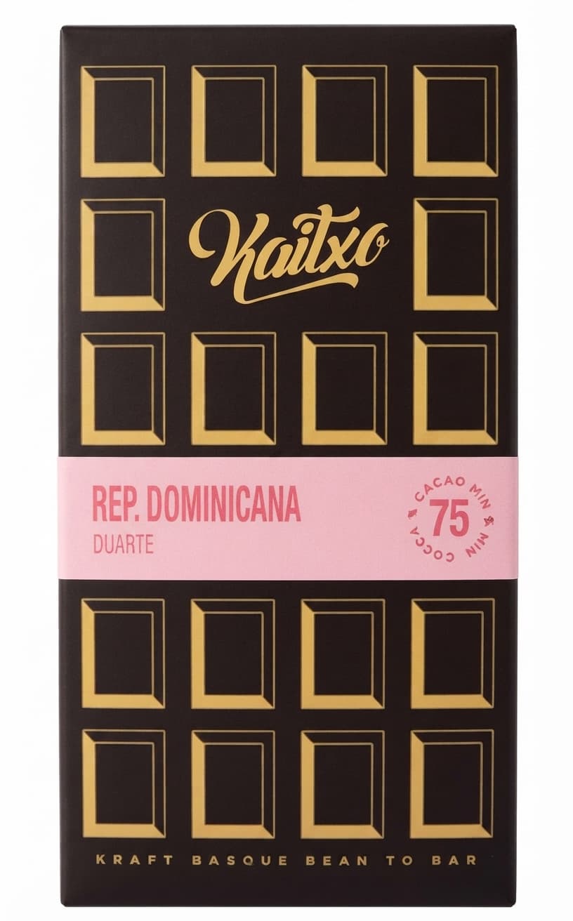 Rep. Dominicana 75% 75% dark bar packaging by Kaitxo