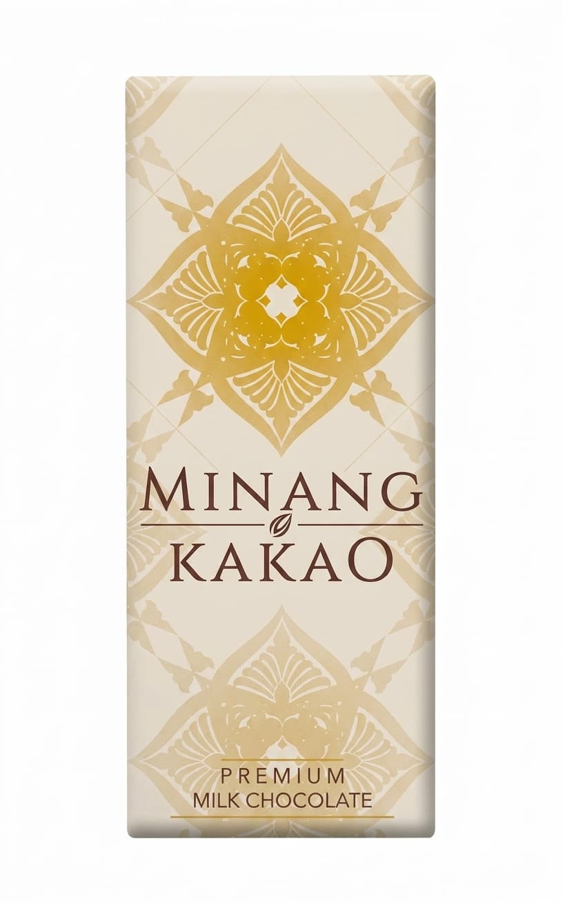 Premium Milk null% milk bar packaging by MINANG KAKAO