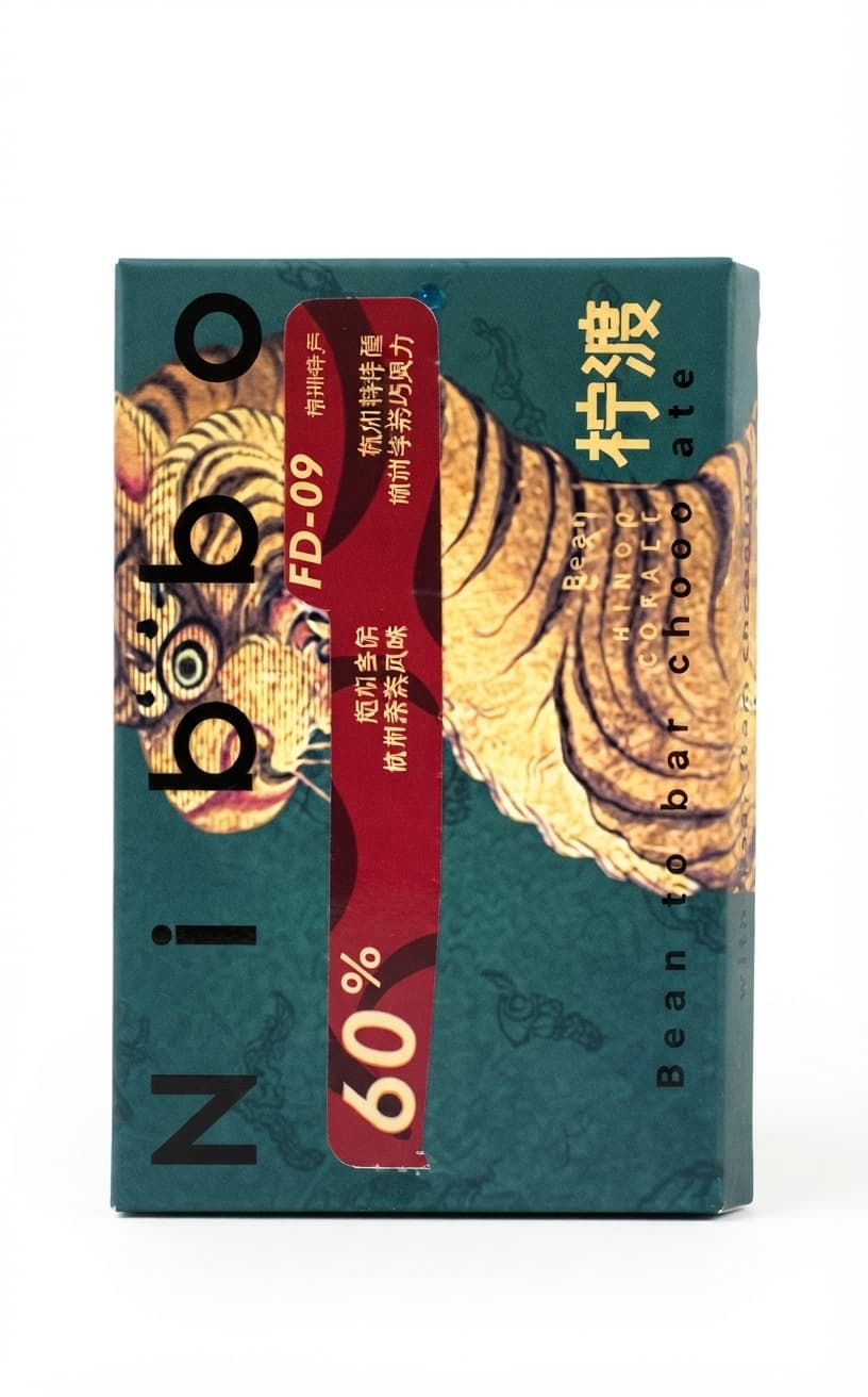 FD-09 60% 60% dark bar packaging by Nibbo