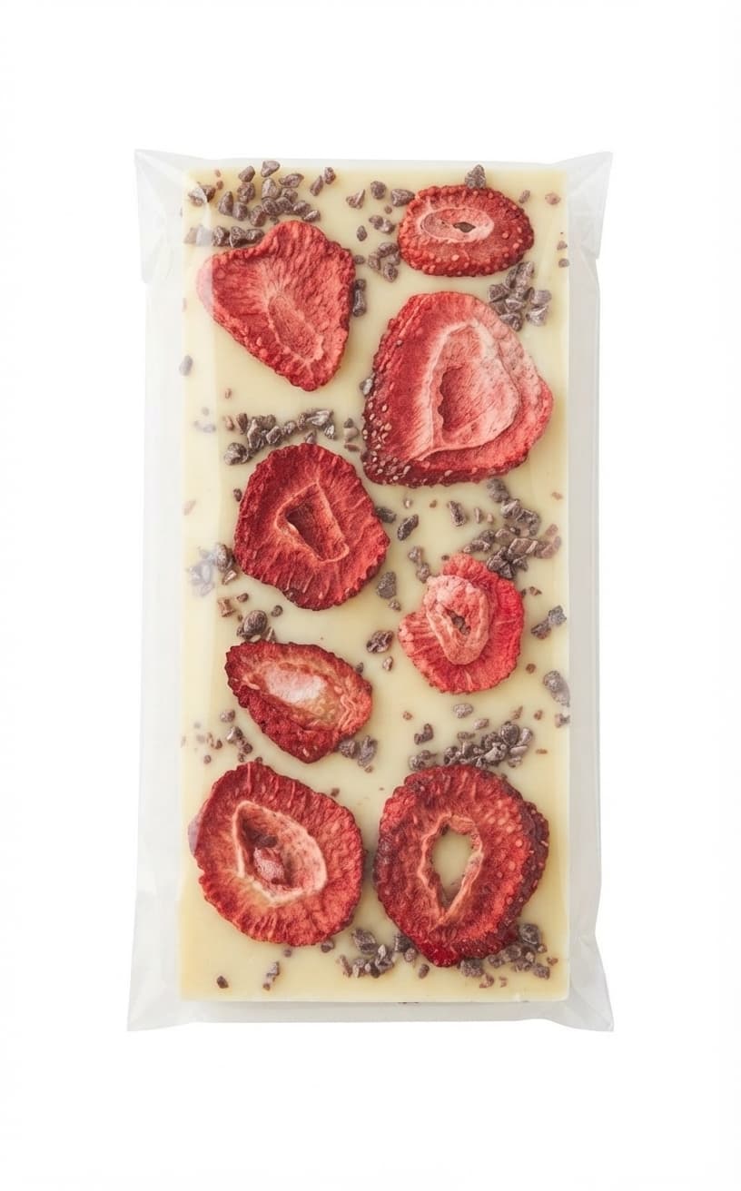 White Strawberry & Cocoa Nibs white