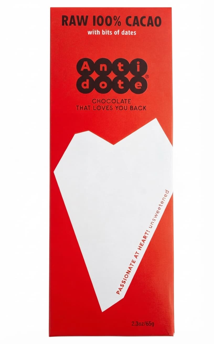 1 Raw 100% Cacao with bits of dates Ecuador